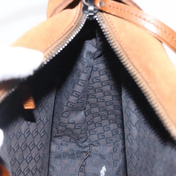 GUCCI Shoulder Bag Suede Brown Auth 151911 - Picture 14 of 16